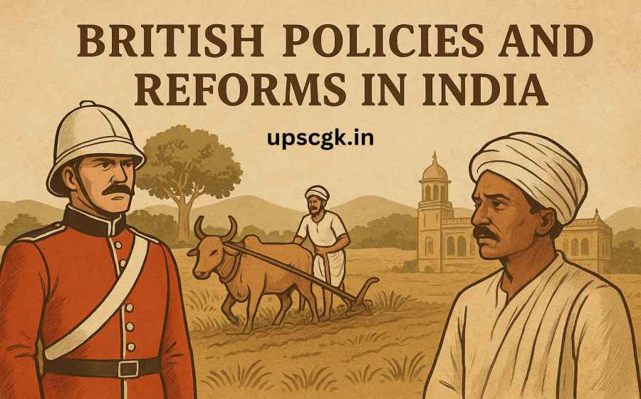 British Policies and Reforms in India - Impact on Economy, Education, Agriculture & Administration
