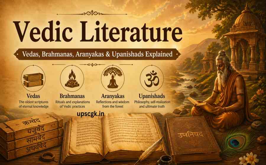 Vedic Literature - Vedas, Brahmanas, Aranyakas and Upanishads