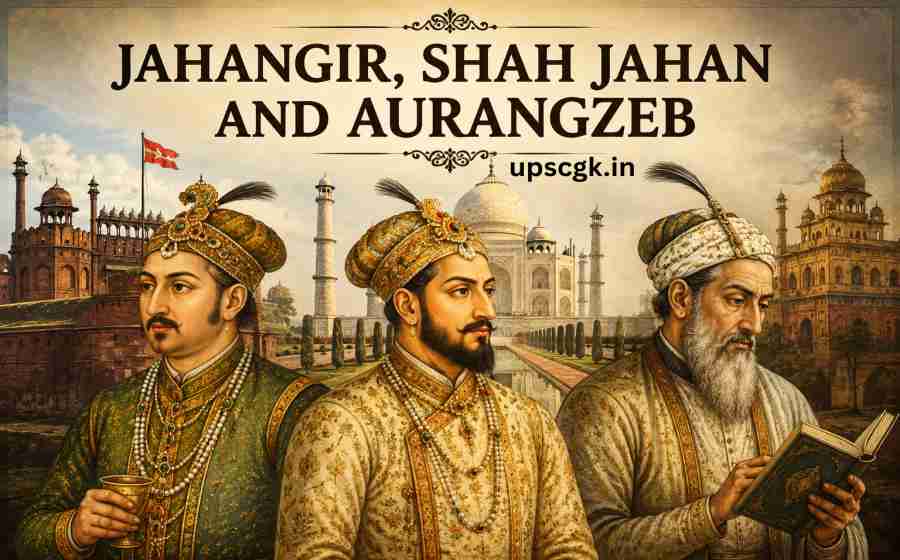 Jahangir Shah Jahan and Aurangzeb - Rise, Rule, Policies and Impact on the Mughal Empire
