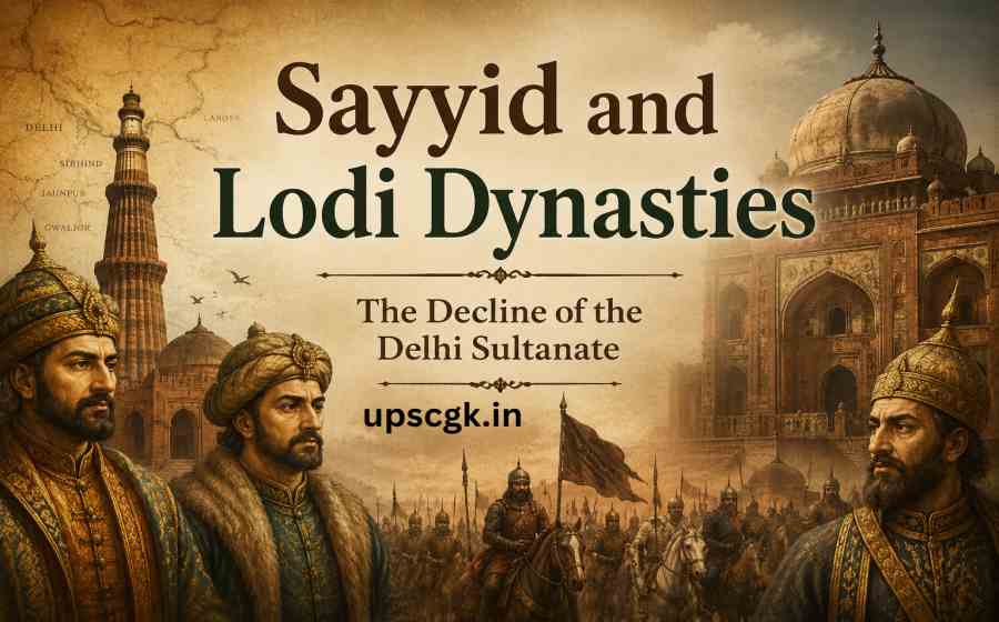 Sayyid and Lodi Dynasties - The Final Phase and Decline of the Delhi Sultanate