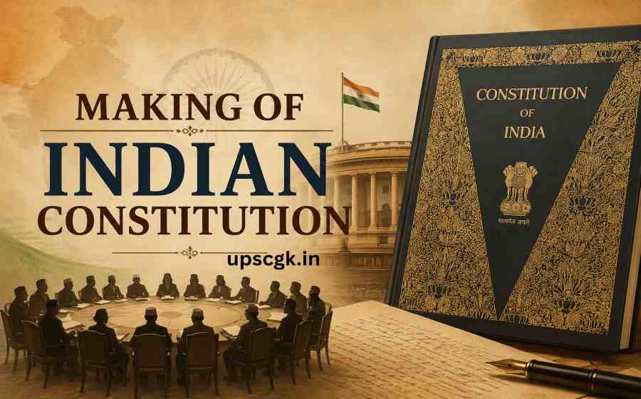 Making of Indian Constitution - Historical Background, Drafting Process and Key Milestones