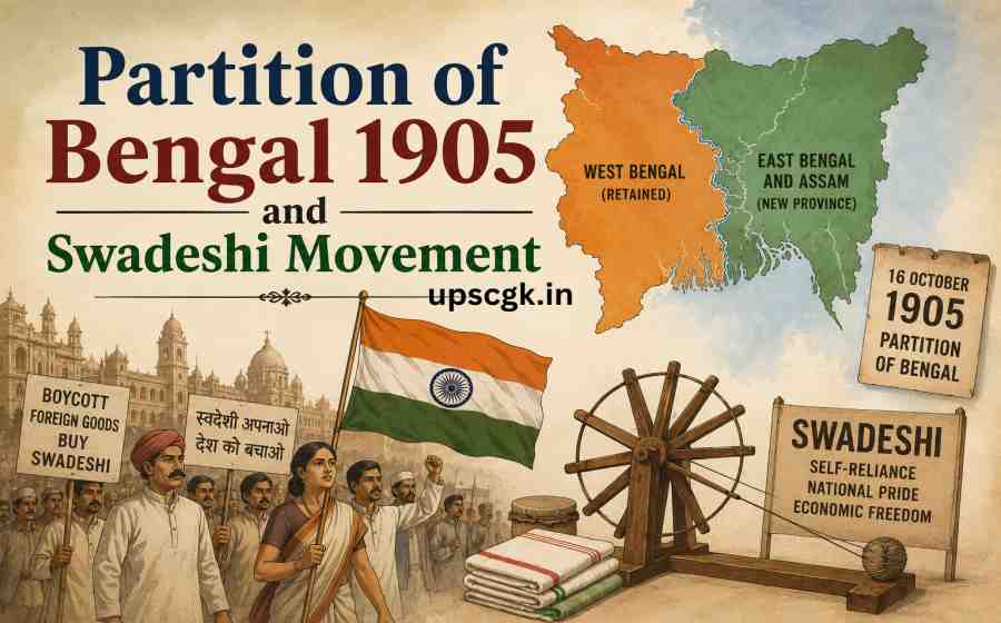 Partition of Bengal 1905 and Swadeshi Movement - How It Changed India's Freedom Struggle