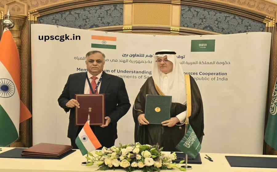 India and Saudi Arabia MoU on Water Resource Management During Saudi Water Week 2026