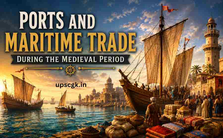 Ports and Maritime Trade During the Medieval Period - India's Ocean Commerce and Global Connections