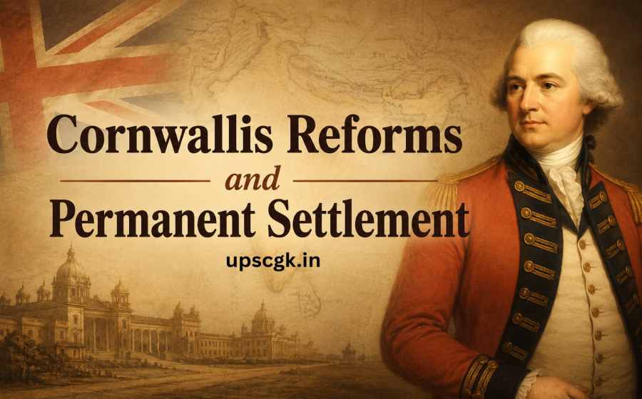 Cornwallis Reforms and Permanent Settlement - How Lord Cornwallis Reshaped British Administration in India