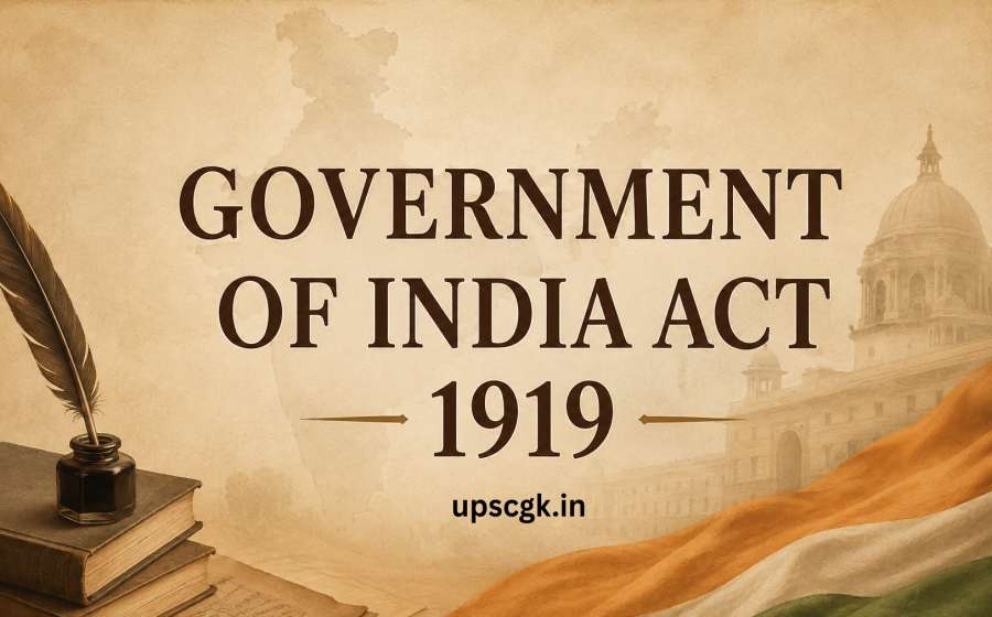 Government of India Act 1919 - Montagu-Chelmsford Reforms, Dyarchy and Its Impact on Indian Politics